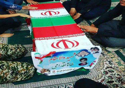 وداع باشکوه با پیکرهای پاک شهدای حادثه تروریستی در اهواز + تصاویر