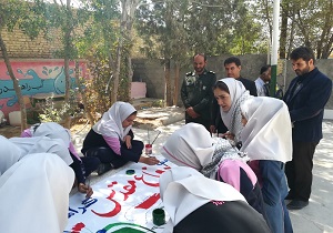 برگزاری مسابقه نقاشی با موضوع دفاع مقدس در شهرستان خاتم