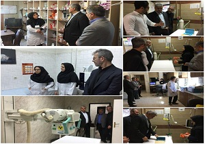 بازدید رئیس دانشگاه علوم پزشکی کرمانشاه از مرکز جامع سلامت بیستون