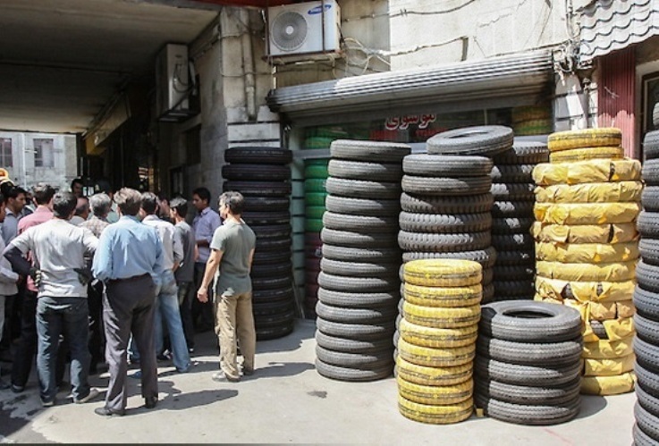 لاستیک کامیون دراستان بوشهر توزیع شد