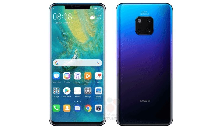 اطلاعات جزئی Mate 20 Pro لو رفت +تصاویر