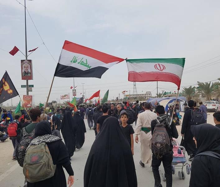 نوحه خوانی عراقی&zwnj;ها برای دعوت از ایرانی&zwnj;ها در اربعین+فیلم