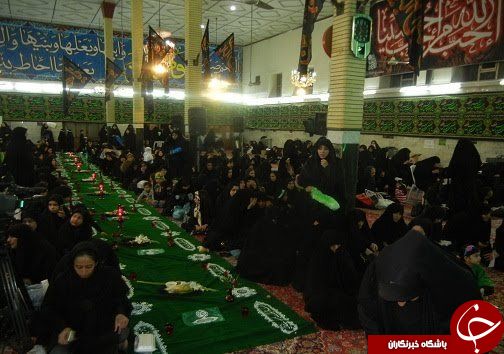 برگزاری مراسم بزرگترین سفره رقیه بنت الحسین علیهما السلام در کرمانشاه