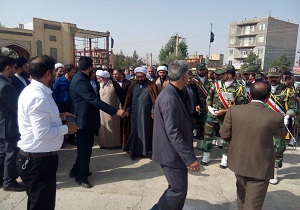 آیین کلنگ زنی حرم احمد ابن اسحاق برگزار شد