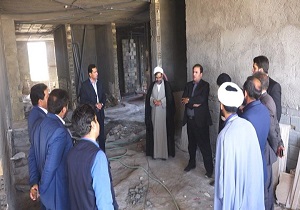 پیشرفت ۷۵ درصدی ساختمان فرهنگی و تبلیغی بافق