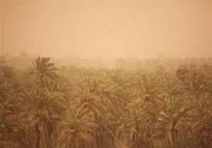 گرد و غبار  در آبادان و خرمشهر