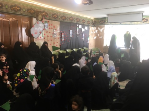 برگزاری تجمع مادران و دختران سه ساله حسینی