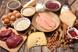 پنج منبع غنی برای عضله سازی +اینفوگرافی