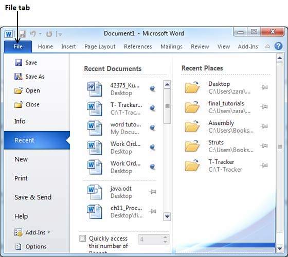 معرفی منوی زیرین مایکروسافت ورد (Microsoft Word) +آموزش تصویری
