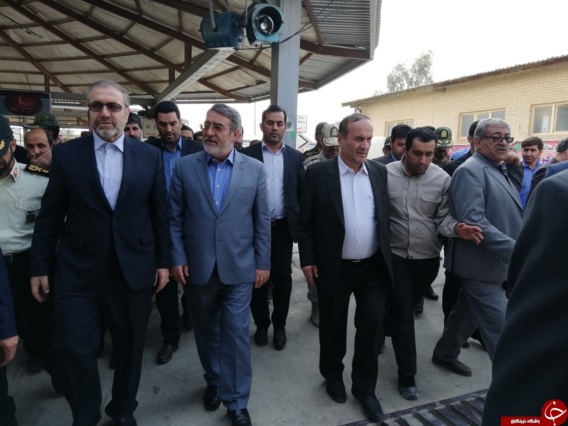 بازدید وزیر کشور از مرز مهران