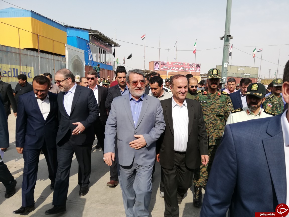 تصاویری از بازدید وزیر کشور در مرز مهران