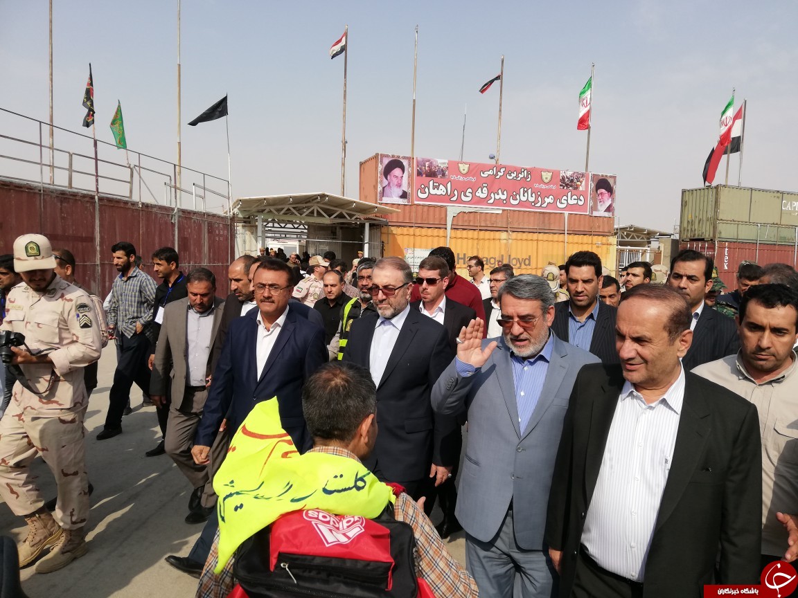 تصاویری از بازدید وزیر کشور در مرز مهران