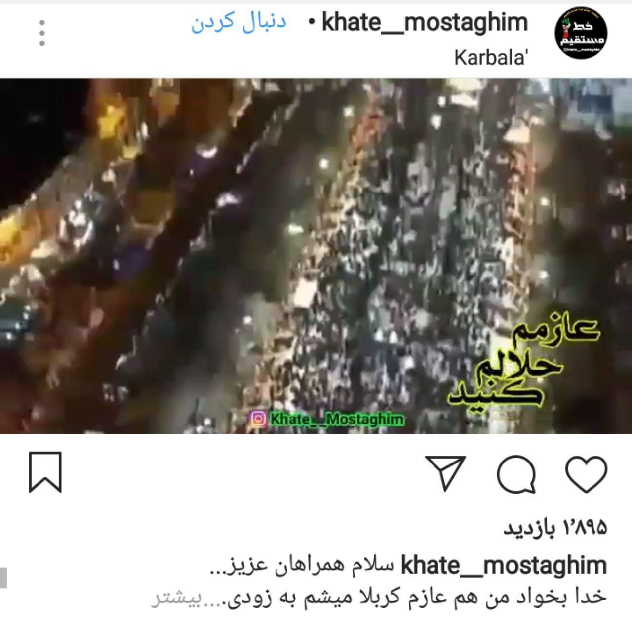 وداع مجازی زائران کربلا با هشتک حلالم کنید+ تصاویر