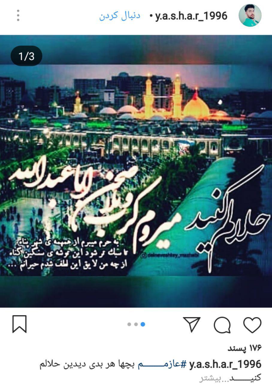 وداع مجازی زائران کربلا با هشتک حلالم کنید+ تصاویر