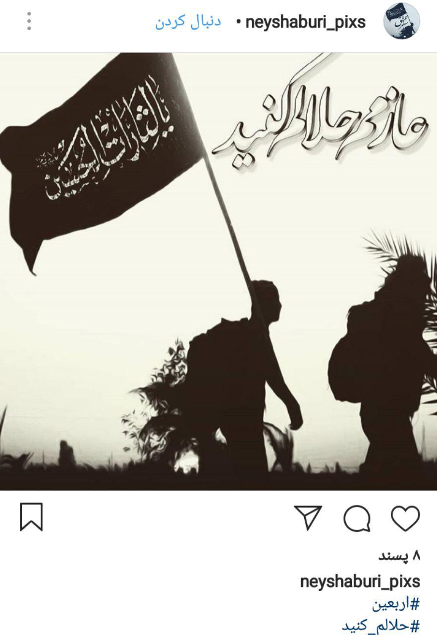 وداع مجازی زائران کربلا با هشتک حلالم کنید+ تصاویر