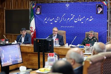 برگزاری دوازدهمین جلسه ستاد مرکزی اربعین/ مهران، چذابه و شلمچه؛ مرزهای 3 گانه زمینی اربعین سال 1397