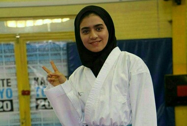 برنز المپیک جوانان بر سینه بانوی کاراته کا