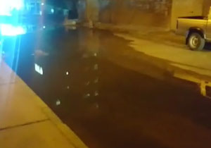 چهره ناخوشایند فاضلاب در معابر «فرهنگ‌شهر» + فیلم