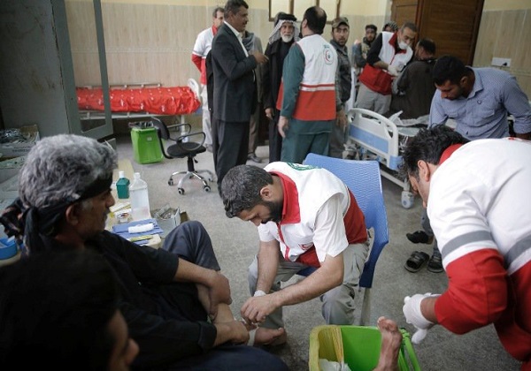 امدادرسانی به ۳۹۹ زائر پاکستانی اربهعین در پایانه مرزی میرجاوه/ ارائه خدمات پزشکی در مهران، شلمچه و چزابه