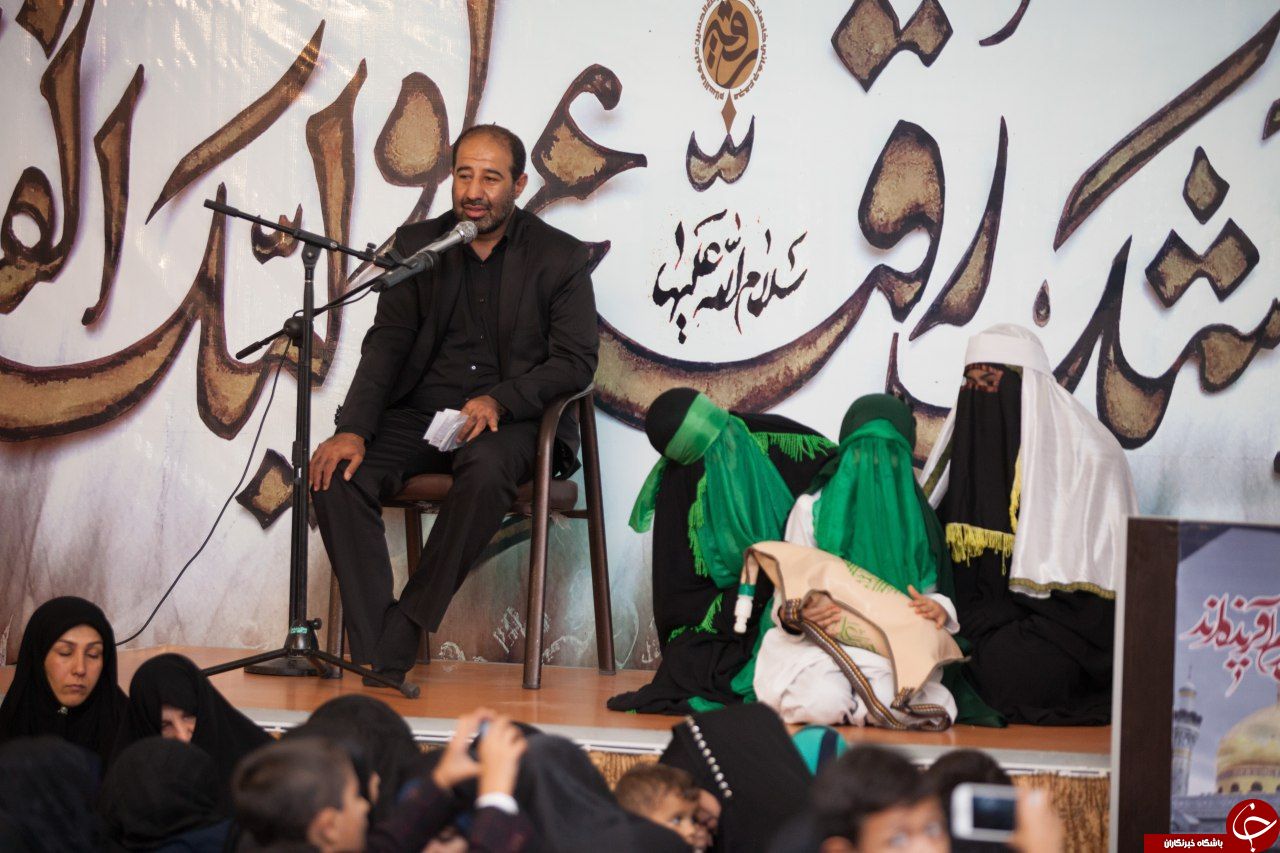 برگزاری بزرگترین مراسم معنوی در کنار نیم ضریح حضرت زیبن سلام الله علیها