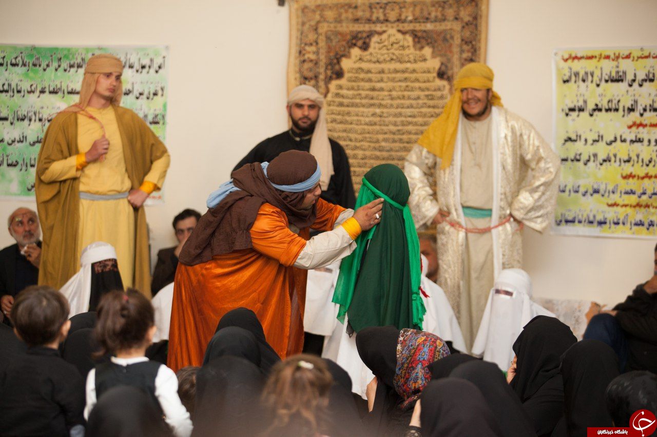 برگزاری بزرگترین مراسم معنوی در کنار نیم ضریح حضرت زیبن سلام الله علیها