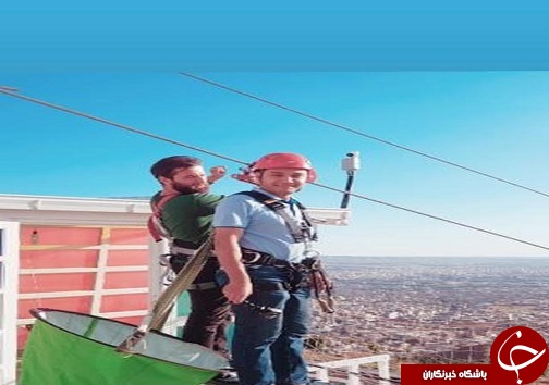 زیپ لاین عینالی بزرگترین و پرشیب&zwnj;ترین زیپ لاین کوهستانی کشور