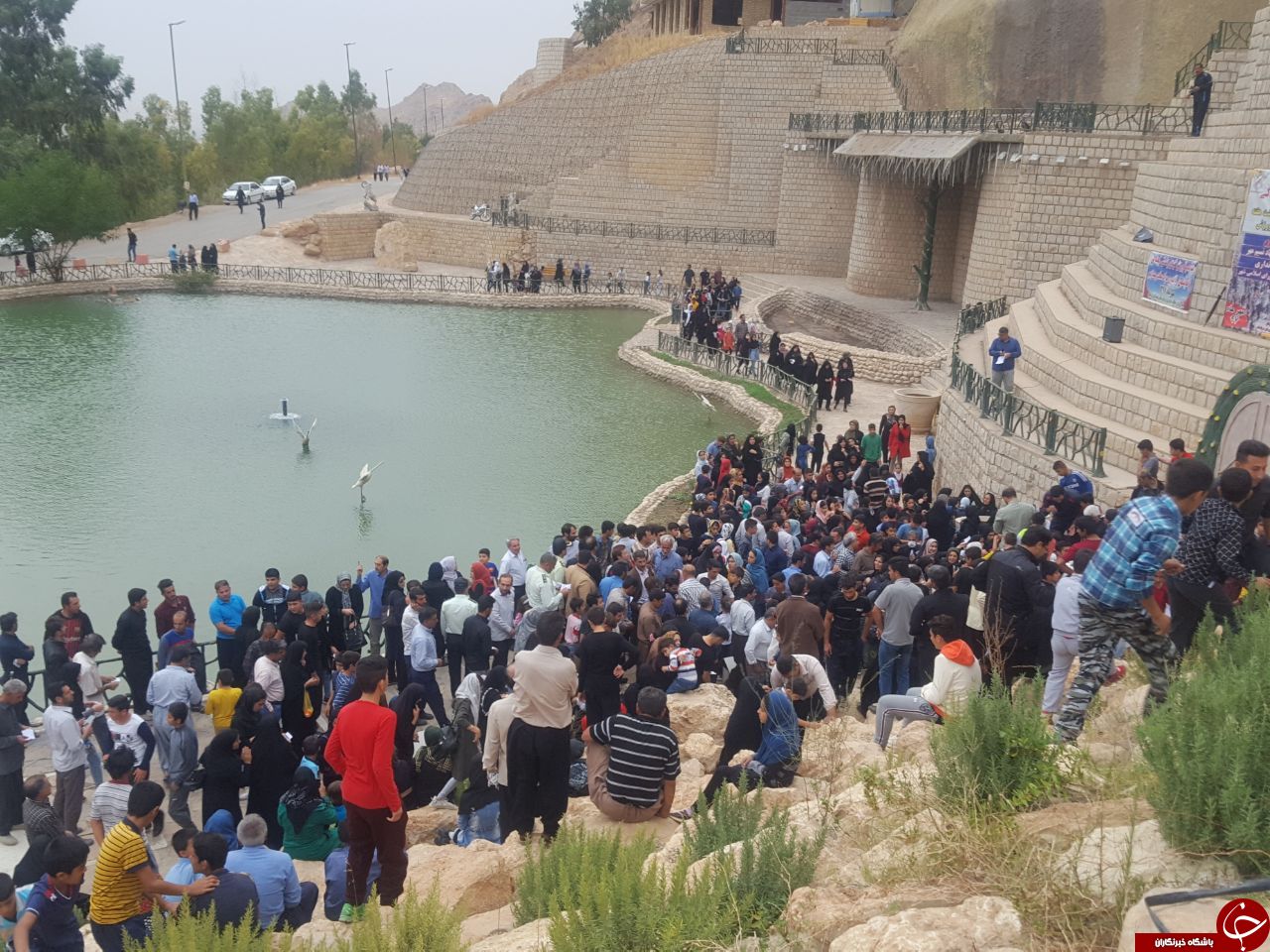 استقبال پرشور سرپل ذهابی ها از همایش پیاده روی