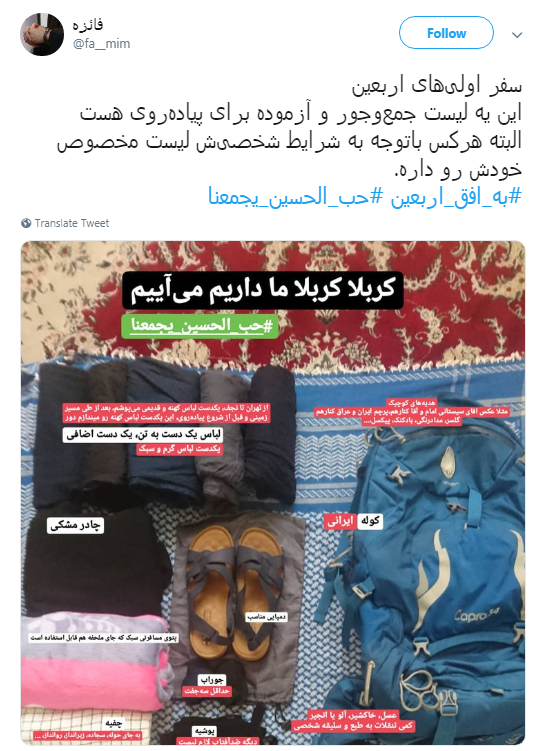 عشقی که مرا در به در افکنده حسین است +تصاویر