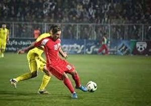 بازی تیم فوتبال صنعت نفت و سرخ پوشان تبریزی