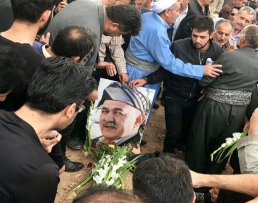 تشییع پیکر هنرمند پیشکسوت مهابادی