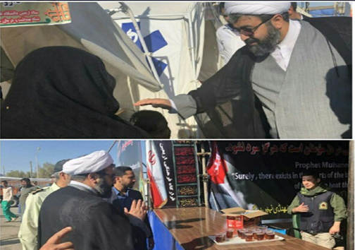 بازدید دادستان زاهدان از محل ورود زائران پاکستانی در میرجاوه+عکس