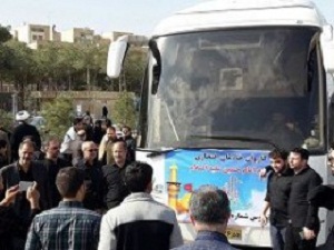اعزام سومین کاروان اربعین محلات با ۶ دستگاه اتوبوس به عراق