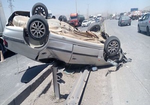 واژگونی پژو 7 مصدوم برجای گذاشت