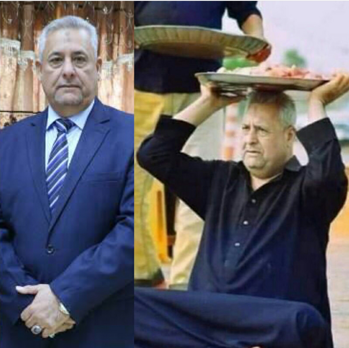 رئیس دانشكده علوم تربيتی دانشگاه قادسيه در لباس خادمی زائران اربعین+ تصاویر