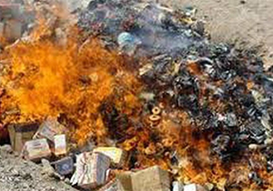معدوم سازی ۴ تن مواد غذایی فاسد در فسا