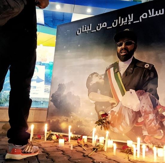 شام غریبان خودجوش لبنانی&zwnj;ها برای شهدای اهواز+ تصاویر