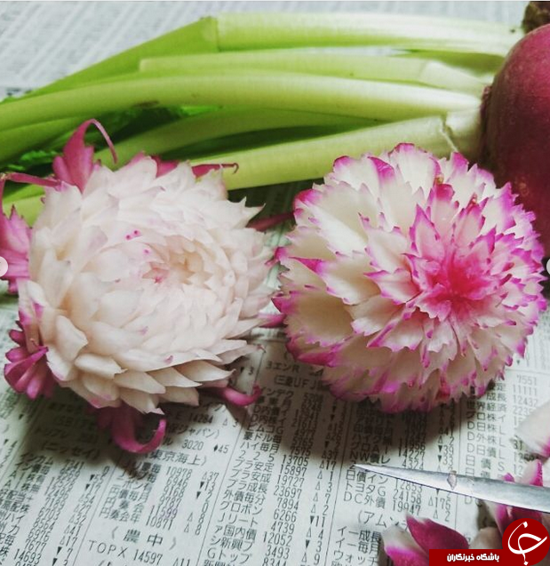 هنر سرآشپز چشم بادامی در میوه &zwnj;آرایی+تصاویر