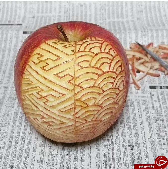 هنر سرآشپز چشم بادامی در میوه &zwnj;آرایی+تصاویر