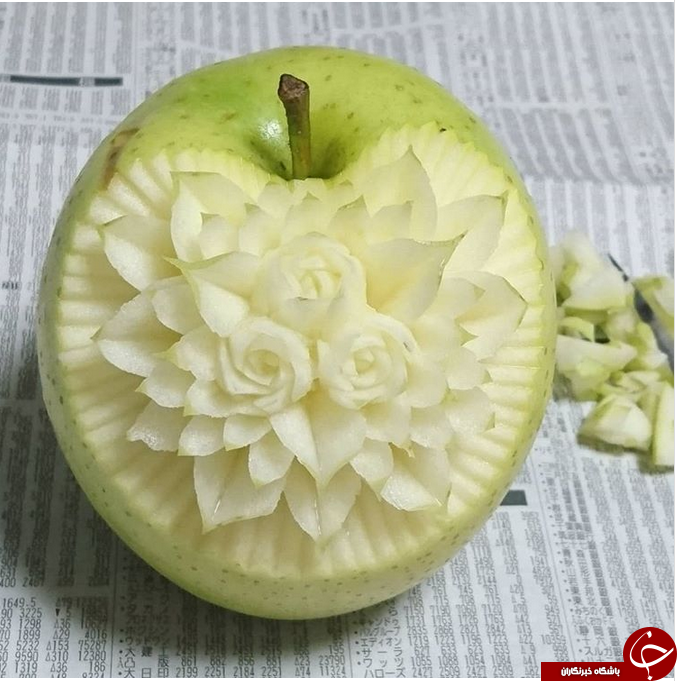 هنر سرآشپز چشم بادامی در میوه &zwnj;آرایی+تصاویر