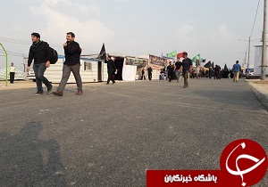 حرکت زائران اربعین حسینی به سمت عراق