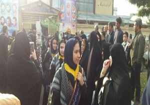 اعزام 330 دانش آموز دختر پارس آبادی به مناطق عملیاتی شمالغرب کشور