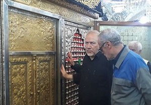 بازدید مشاور عالی فرماندهی معظم کل قوا از طرح های قزوین در حرم طفلان مسلم