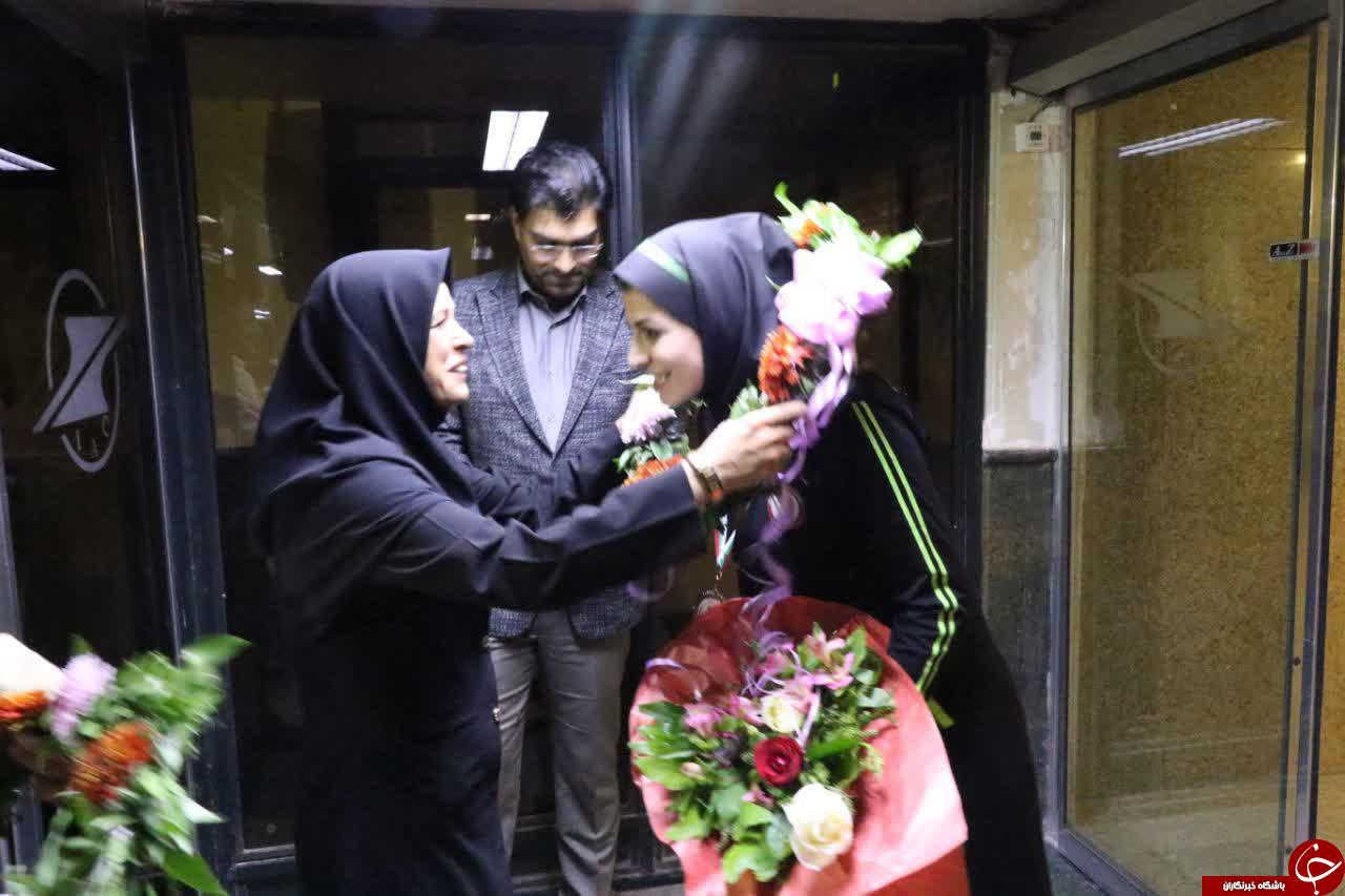 استقبال از دارنده مدال برنز مسابقات جهانی بلغارستان در کرمان + تصاویر