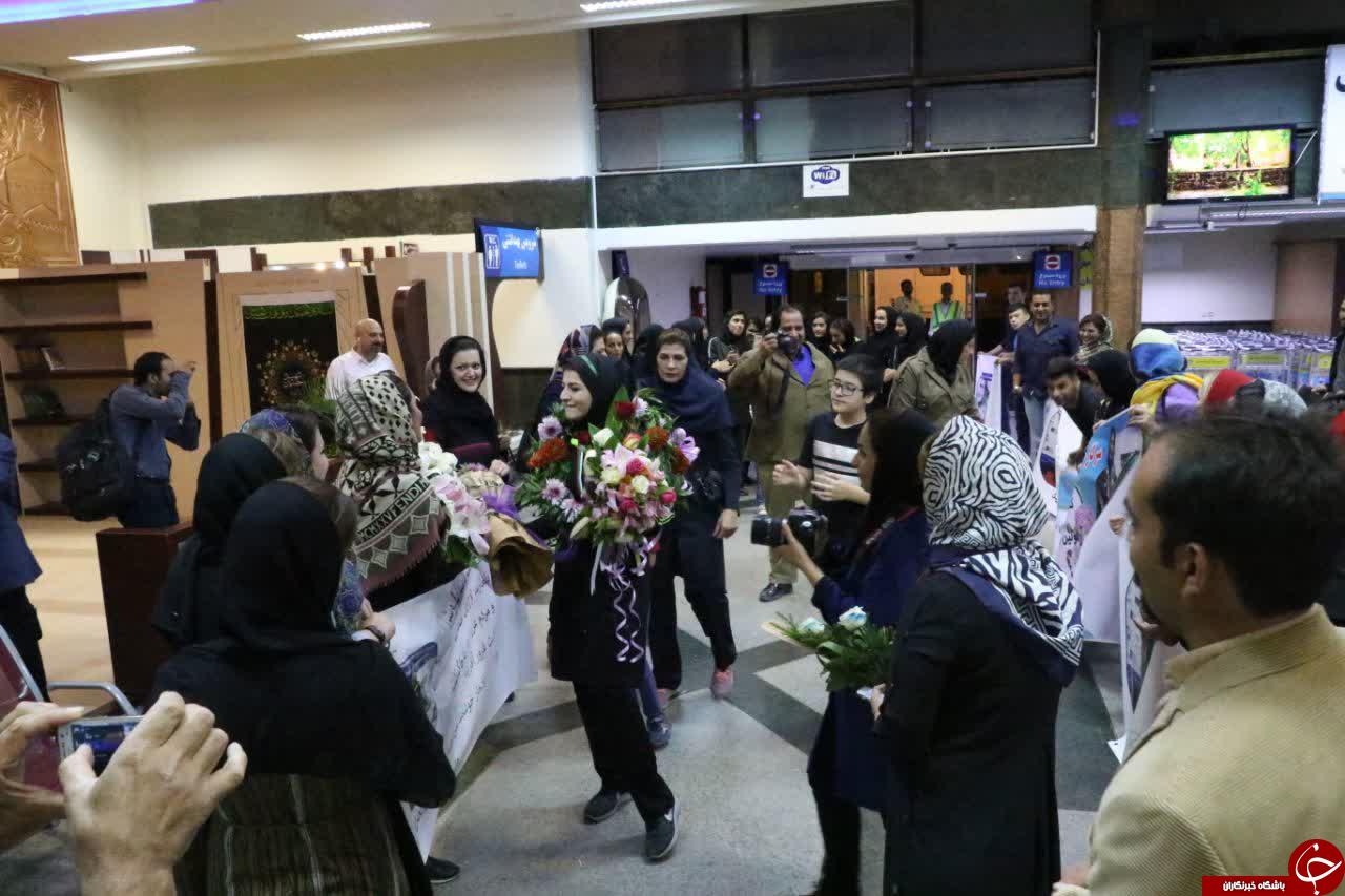 استقبال از دارنده مدال برنز مسابقات جهانی بلغارستان در کرمان + تصاویر
