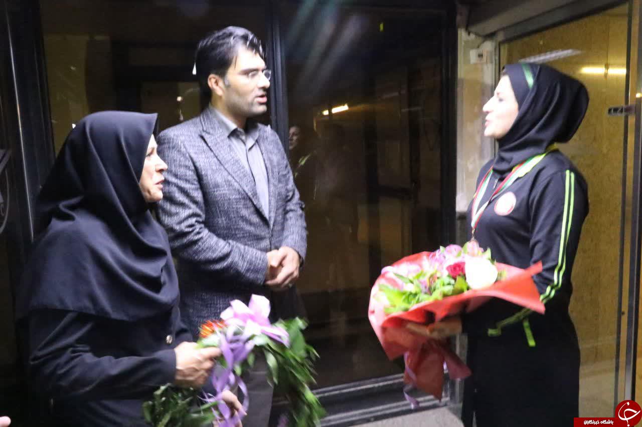 استقبال از دارنده مدال برنز مسابقات جهانی بلغارستان در کرمان + تصاویر