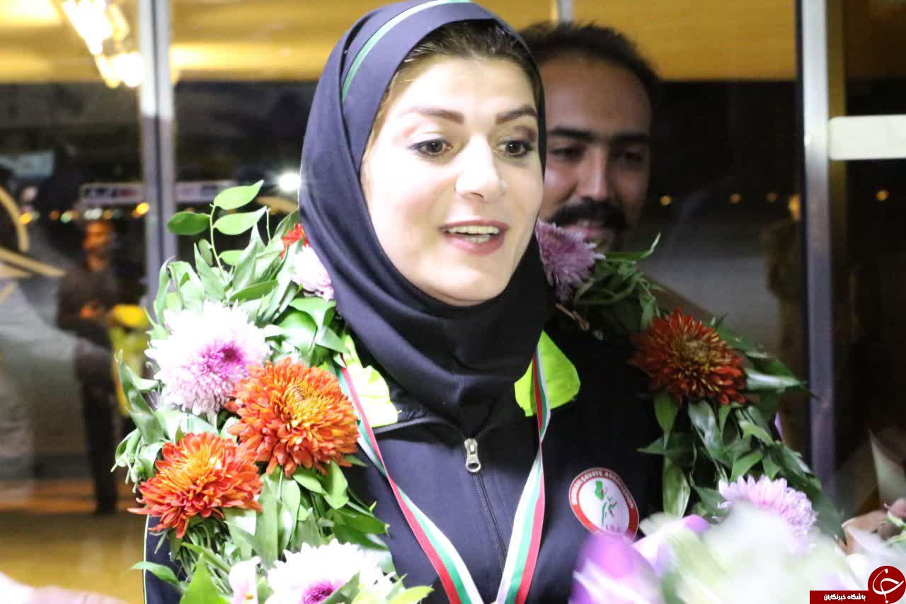 استقبال از دارنده مدال برنز مسابقات جهانی بلغارستان در کرمان + تصاویر