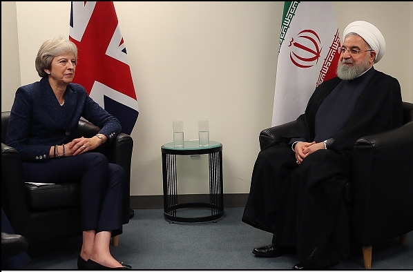 روحانی و ترزا می در نیویورک دیدار کردند