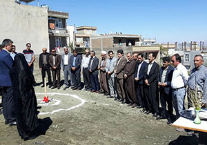 آغاز ساخت مدرسه 12 کلاسه در سردشت