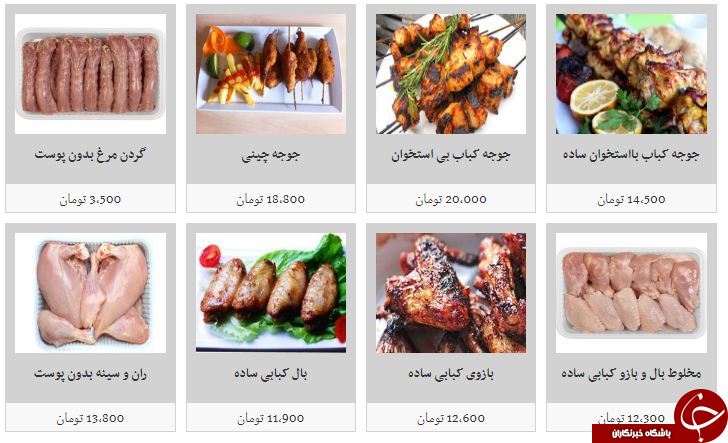 سینه مرغ بدون پوست با چه قیمتی در غرفه تره بار عرضه می&zwnj;شود؟
