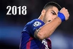 تکنیک های دیدنی و گلهای لوییز سوارز در سال 2018 + فیلم
